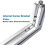 24pcs 2020 Series L-Shape Interior Inside Corner Connector Joint Bracket with Screws Silver 6
