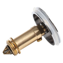 Wash Basin Bounce Drainage Filter Pure Copper Bounce Cover and Down Press Type Drain Device Filter