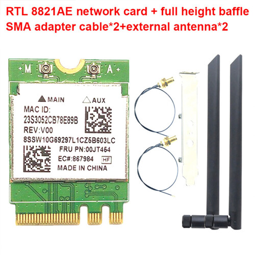 RTL8821AE Dual Frequency Network Card M.2 NGFF 2230 Wireless Network Card WIFI Module Network Card Adapter 1