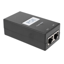 24V 0.5A Desktop POE Power Injector Adaptador Ethernet Vigilância CCTV para Fonte de AlimentaçãO de Câmera IP