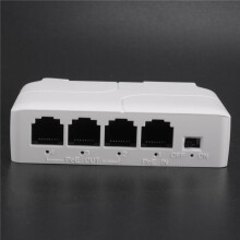 1 To 3 Port PoE Extender Passive Cascadable IEEE802.3Af for IP Port Transmission Extender for POE  NVR IP (1Pcs)