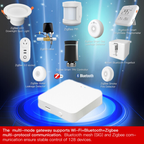 Tuya Zigbee  Gateway Hub Multi-Mode Gateway Wifi  Mesh Zigbee Gateway Sensor  Life Control Work 1