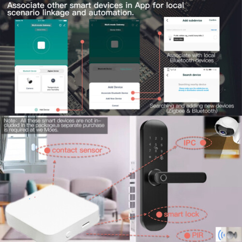 Tuya Zigbee  Gateway Hub Multi-Mode Gateway Wifi  Mesh Zigbee Gateway Sensor  Life Control Work 2