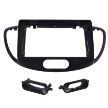 For I10 2008-2011 9 Inch 2 Din Car Dashboard Frame Radio Fascia Dash MP5 Player DVD Adapter Panel