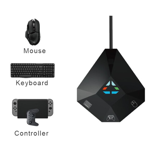 Adaptador de Conversor de Teclado e Mouse para PS4,  One PS3 Xbox360 PS3 Conversor de Teclado e Mouse para Jogos 1