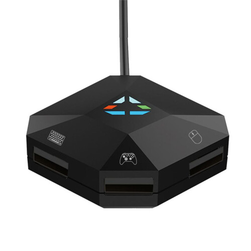 Adaptador de Conversor de Teclado e Mouse para PS4,  One PS3 Xbox360 PS3 Conversor de Teclado e Mouse para Jogos 2