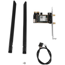 AC7260 7260NGW WiFi Card 2.4G/5G 867Mbps 802.11AC+ Wireless Card Adapter PCIE Adapter with 2X8DB Antenna