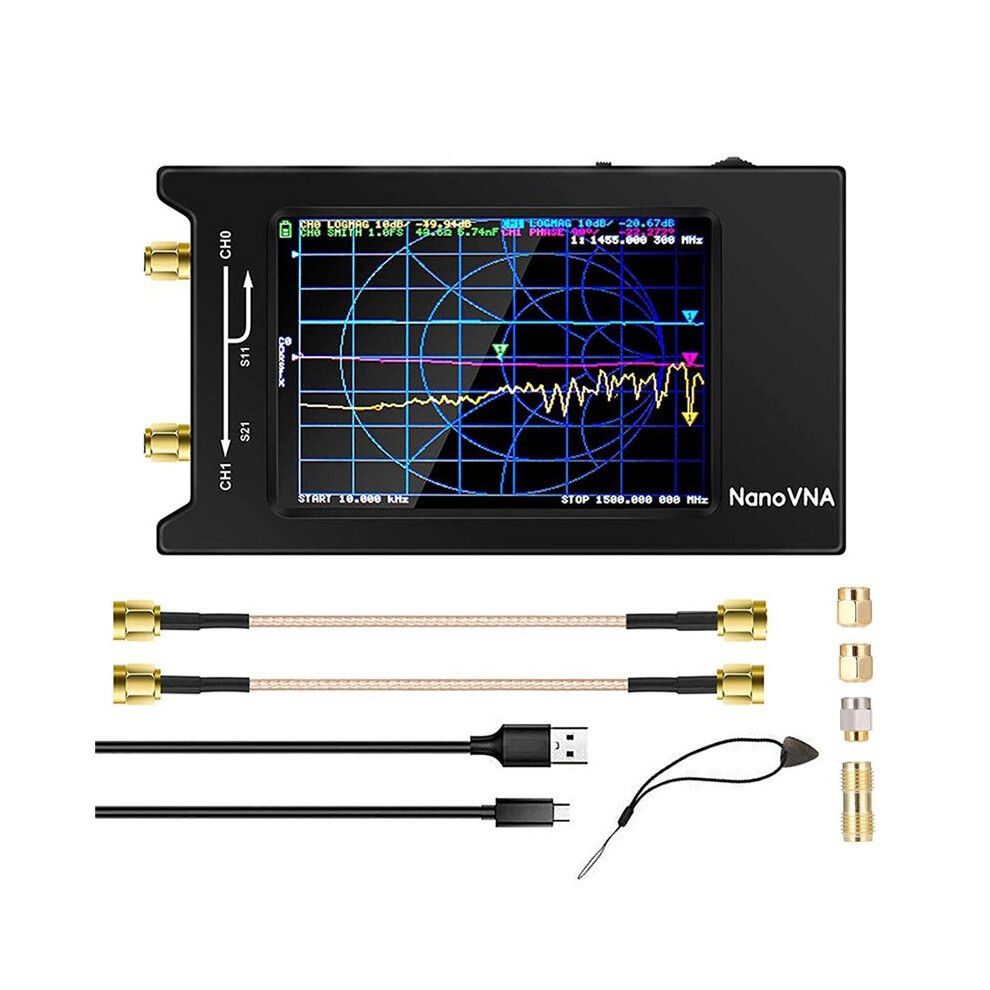 For -H4 Vector Network Analyzer 4Inch Display 10Khz-1.5Ghz Mf Vhf Uhf Antenna Analyzer 4712355554195
