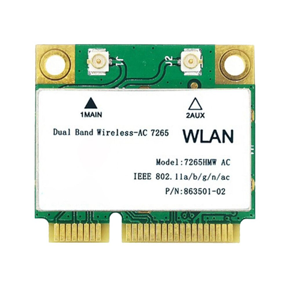 1200M Wifi Wireless Lan Dual Band 2.4G 5Ghz 4.2 Gigabit Wireless Lan Adapter For Win7 Win8 Win10 Linux 7265Hmw 4711839419975