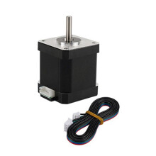 42 Stepper Motor Height 48mm Motor with 1000XH2.54 Cables for 3D Printer Extruder CNC Parts-Black