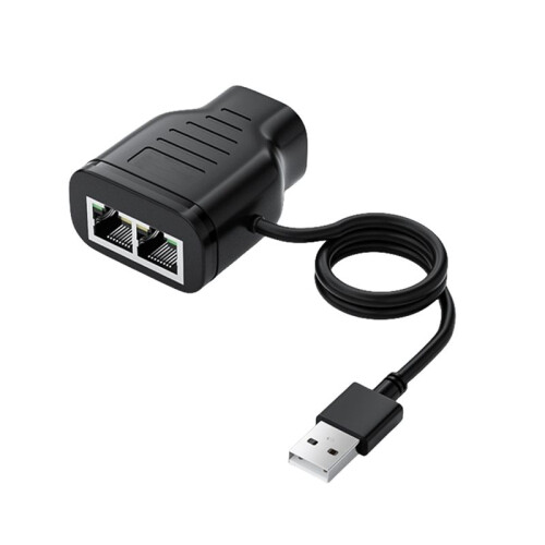 2-In-1 Adapter Network Hundred Megabit Network Sharing RJ45 Multifunctional One-Two Network Splitter