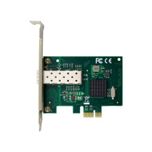 Placa de Rede PCIE X1 Gigabit Placa PCI-Express Riser BCM5720 Placa de Rede de Servidor de Fibra Gigabit de Porta óPtica úNica