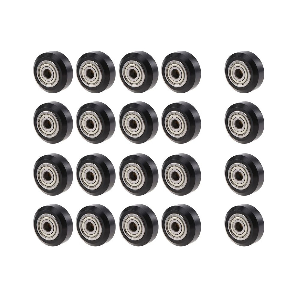 20Pcs/Slot Pom Plastic Wheel Pulleys Bearings 625Zz 3D Printer Parts Round Idler Gear Perlin Part V 3D Printer Accessories 4713529516209