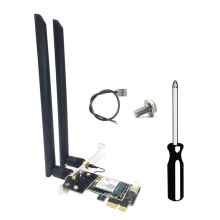WiFi 7 BE200 Pcie Wireless WiFi-Karte  5.4 Tri Band 2,4G/5G/6GHz Wireless BE200 Netzwerkkarte für Win11