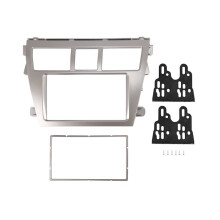 2 DIN Radio Samochodowe Stereo Odtwarzacz DVD Rama Panel Konsoli Tapicerka dla  Vios 2007-2012, Belta 2005-2008, Yaris Sedan 2006 +