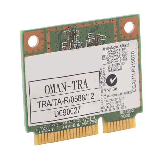AR9462 AR5B22 WB222 Half  PCIe 300Mbps+Bluetooth4.0 WLAN Wifi Wireless Card 1