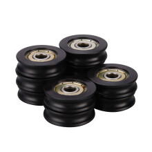 5 Stuks Kunststof Ingebedde 626ZZ Raam-/Deurwiel U-Groefgeleiderol 6278mm Kogellagers voor 3D-Printer