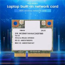 AR9462 AR5B22 WB222 Half PCIe 300Mbps + Bluetooth4.0 WLAN Wifi Tarjeta InaláMbrica