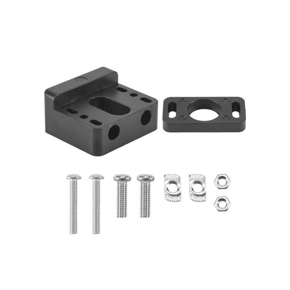 Z Axis Lead Screw Fixing Block Aluminum Block 3D Printer Lead Screw Fix Mount For Cr-10 3 Z-Rod Bearing Holder Black 6031120264861