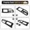 2Din Car CD Radio Stereo Fascia Panel Frame DVD Frame Panel Adaptor Fitting Kit for  Transit 2006-2013 7
