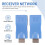 para Rede RJ45 Repetidor  2 Pces Extensor  Transmissor e Receptor de Rede 3