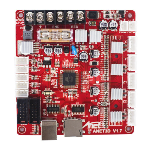 Anet E16 Mainboard A1284-Base V1.7 Base Control Board Scheda Madre per RepRap 3D Printer Parte Accessori per Stampanti 3D 2