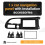 2Din Car CD Radio Stereo Fascia Panel Frame DVD Frame Panel Adaptor Fitting Kit for  Transit 2006-2013 1