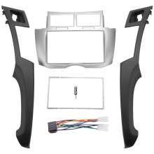 2 Din Aoto Stereo Rahmenbesatz Satz Des Armaturenbretts für  Yaris Vitz Platz 2005-2011 DVD Abspieler Einbau Blende Blendens
