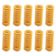 3D Drucker Heizbett Nivellierungs Feder 8X20Mm Kompression Gelb für 2 3 Pro CR-10S PRO Hotbed (10 StüCke)
