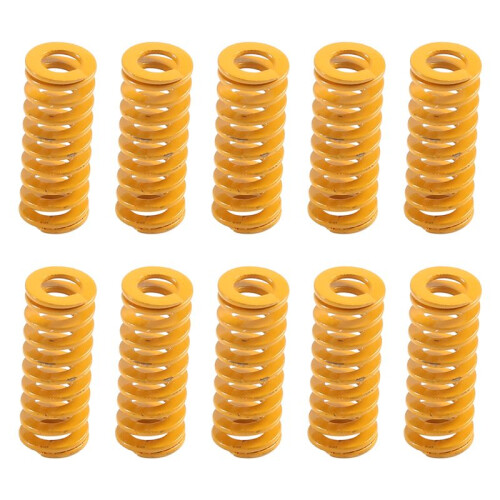 3D Printer Heat Bed Leveling Spring 8X20mm Compression Yellow for   2 3 Pro CR-10S PRO Hotbed (10 Pcs) 1