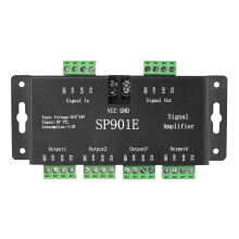 SP901E LED Pixel SPI Amplificador de sinal Repetidor Faixa de LED endereçável e painel de matriz de LED programável com cor de sonho