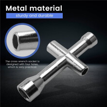 Pack of 5 3D Printer Parts Wrench + Phillips Socket + Nozzle Brush + 6 mm 7 mm L Wrench for 3 E3D Tools
