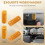 3D Printer Heat Bed Leveling Spring 8X20mm Compression Yellow for   2 3 Pro CR-10S PRO Hotbed (10 Pcs) 7
