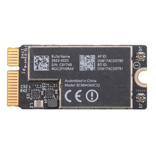 BCM94360CS2 CartãO Wi-Fi Sem Fio  4.0 802.11Ac Hackintosh MacOS para Air 11 Polegadas A1465 13 Polegadas A1466 2013 MD711LL