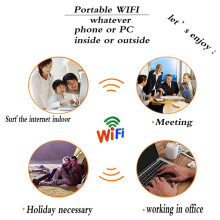 4G Lte Tasche Wifi Router Auto Mobiler Hotspot Kabellos Broadband Mifi Entsperrt Modem mit Sim Kartensteckplatz