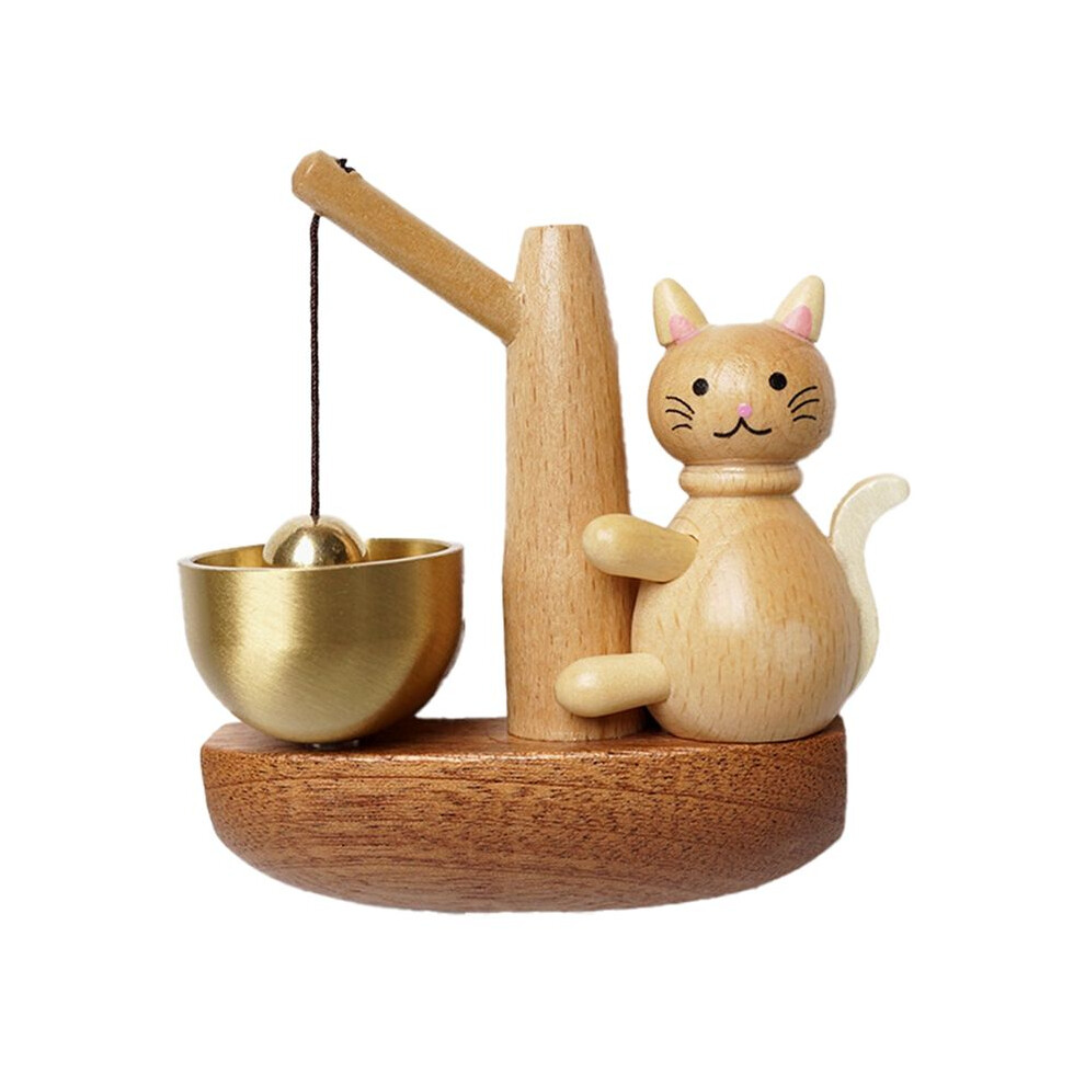 Beech Wood Wooden Door Bell Wind Chime, Room Decor, Garden Landscape Bell, Shopkeeper Reminder 4713113821887