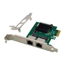 Tarjeta de Red de Servidor Gigabit BCM5718 PCI Express X1 Tarjeta Adaptadora de Red de Doble Puerto Compatible con WOL PXE VLAN