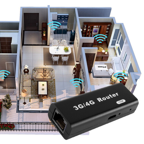 3G/4G WiFi Router RJ45 USB Wireless Routers Portable Router 2412-2483MHz External Interface with USB Cable 2