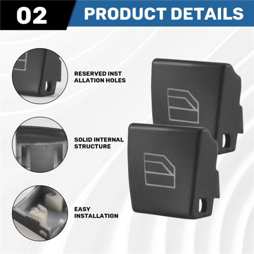 Master Window  Button Cover Cap for - C-Class W204 S204 W212 W246 W166 W463 E-Class E200 E220 E250 2