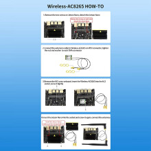 Waveshare AC8265 Wireless NIC Module for Jetson (B01) Onboard 2.4G / 5G Hz Dual Band WiFi 4.2 IPEX Connector