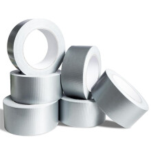 Fita Adesiva Resistente, 2 Polegadas X 27 Jardas, Pacote com 6 Fitas Adesivas Prateadas, À Prova D'Água, Forte, Flexível e Adesiva para Ambientes