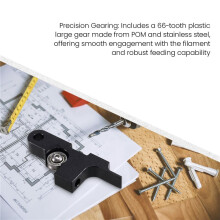 Extruder Idler Arm and Gear with 66 Teeth Extruder Feeder Parts for Artillery Genius Sidewinder X1 Black