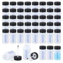 60PCS 56.7g Touch  Paint Containers - Empty Paint Touch  Bottles with Brush, Mixing  for Fixing Car Scratches