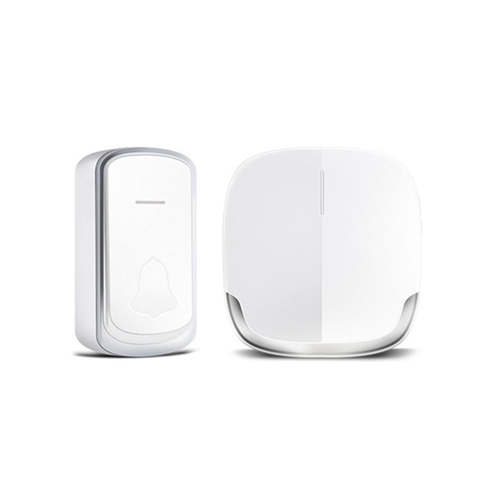 Electronic Remote Doorbell Flashing Doorbell Remote Doorbell Call Doorbell Music Wireless Doorbell Eu Plug White 4711154058040