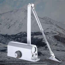 Automatischer Türschließer, Verstellbarer Türstopper, Multifunktionaler Puffertürschließer, Geeignet für die Wohndekoration A