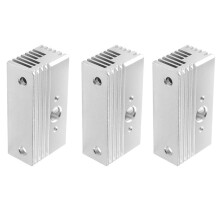 3 Szt. do Aluminiowego Radiatora Chłodzącego Ekstrudera Sprite do Drukarek 3D Ender3S1  Pro/CR10  Pro/Sermoon V1Pro