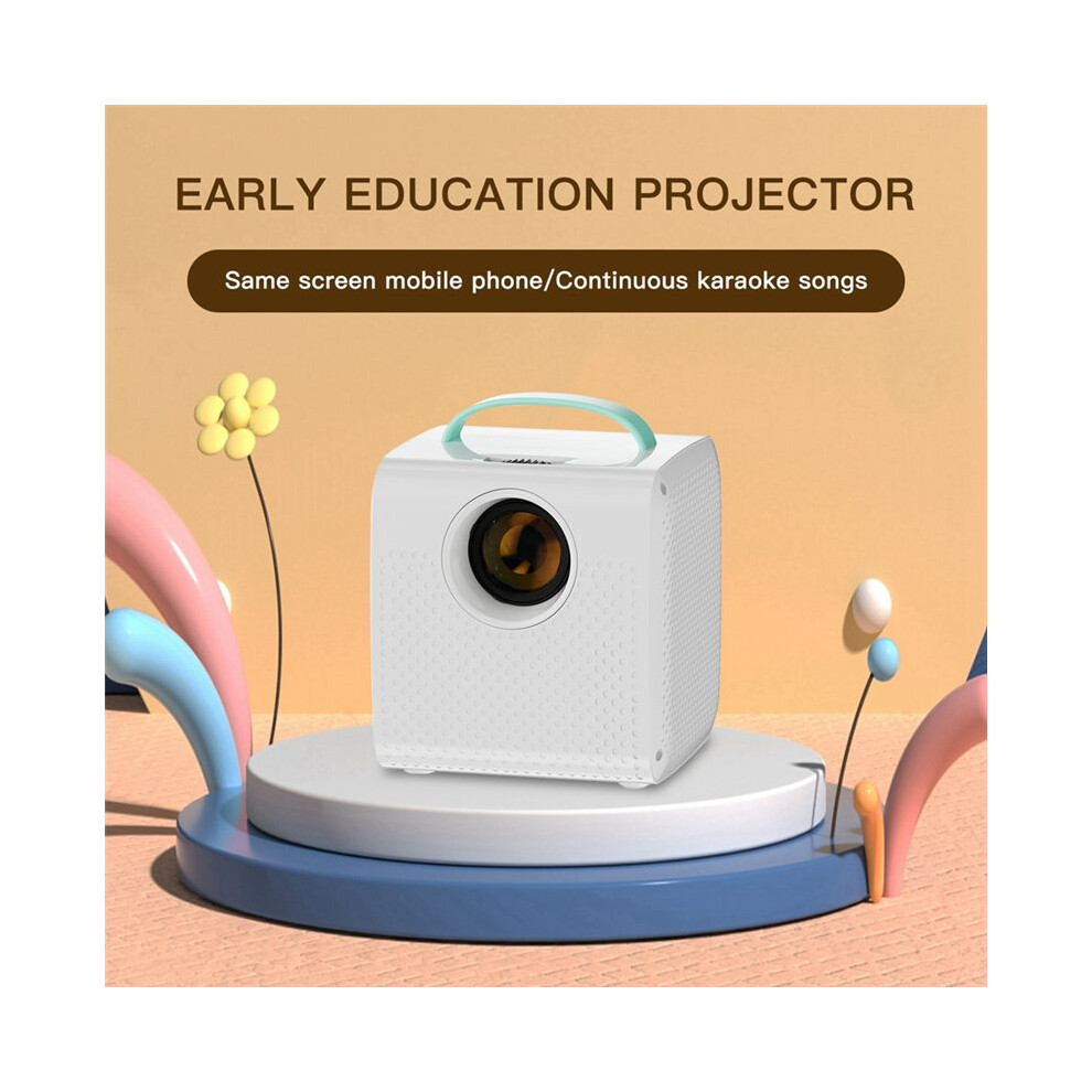 Q2 Projector For Kids 800X480 Resolution, Portable Home Theater Beamer Ideal Christmas And Birthday Gift Uk Plug 6031050405433