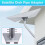 Roof Mount Plate Pole Base Satellite Antennae Base Wall Mounted Antenna Base Satellite Pipe Adapter Base Support Base 3