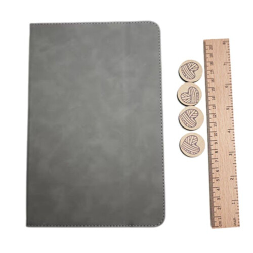 Crochet Chart Holder Crochet Pattern Chart Keeper Easy to Use Foldable Portable Magnetic Knitting Chart Keeper,Gray