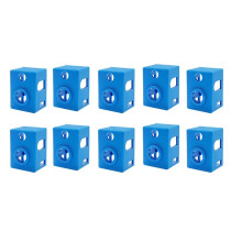 10pcs for V6 PT100 Heated Block Silicone Sock Cover for 3D Printers - Enhanced Heat Retention & Protection B